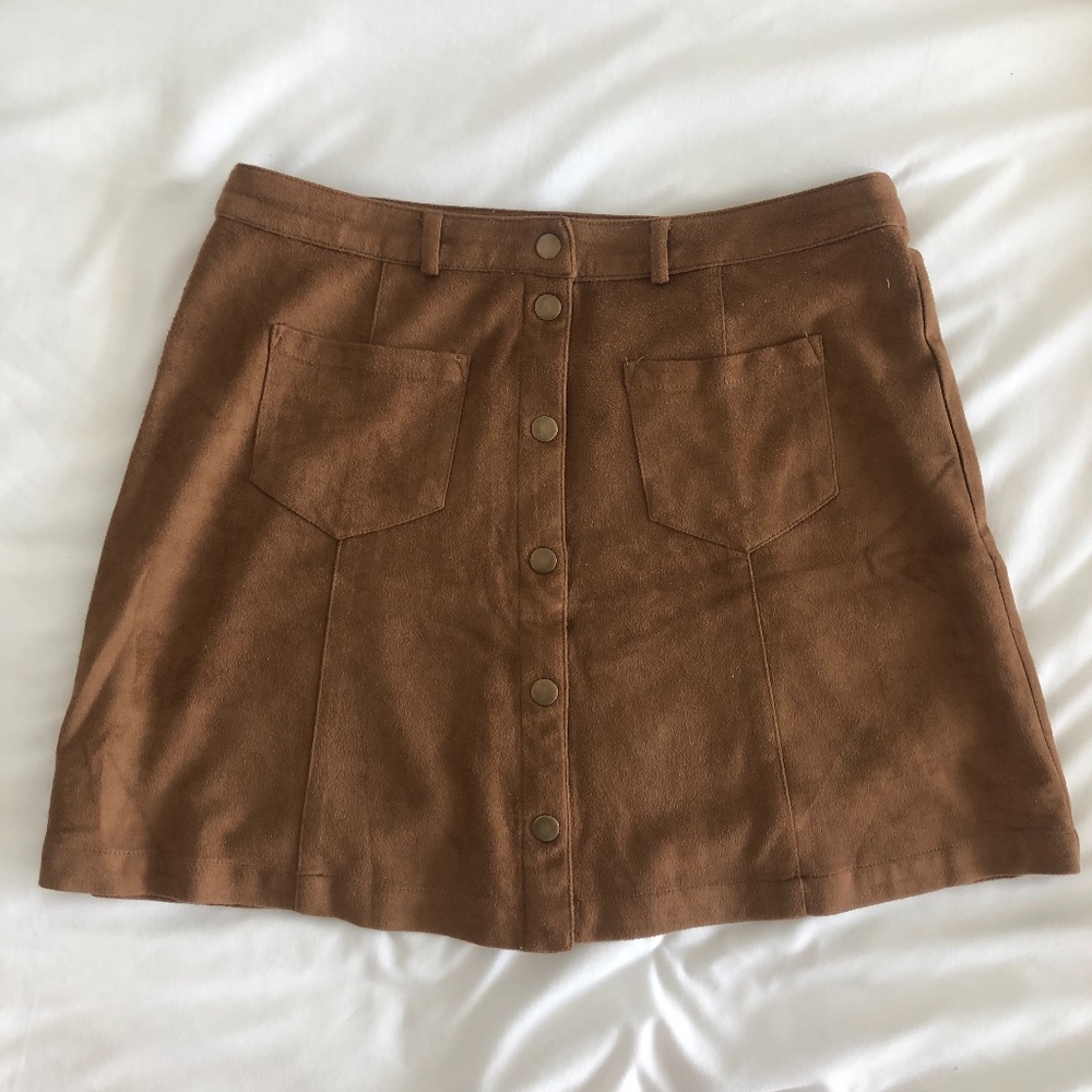 Suede Skirt